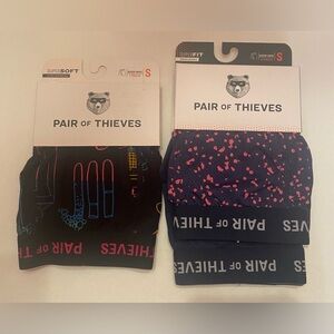 Pair of Thieves Men's Boxer Underwear Lot of 3‎ Pairs Size Small
